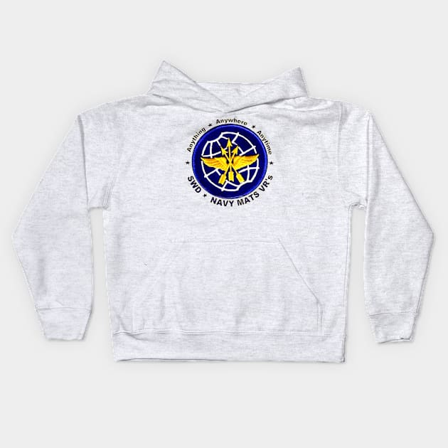 Navy MATS Crest Kids Hoodie by Spacestuffplus